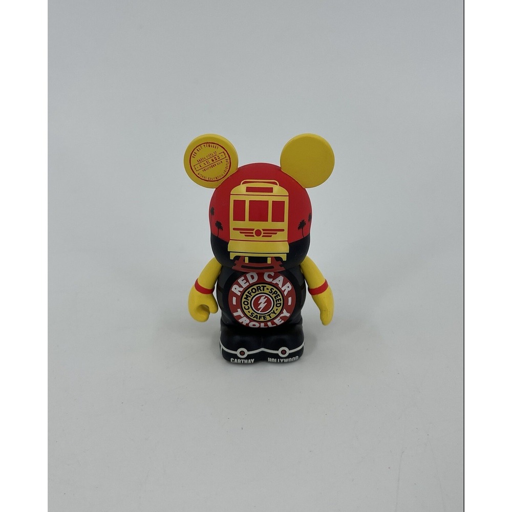 DISNEY VINYLMATION Park  3"‎ Set 1 California Adventure Red Car Trolley